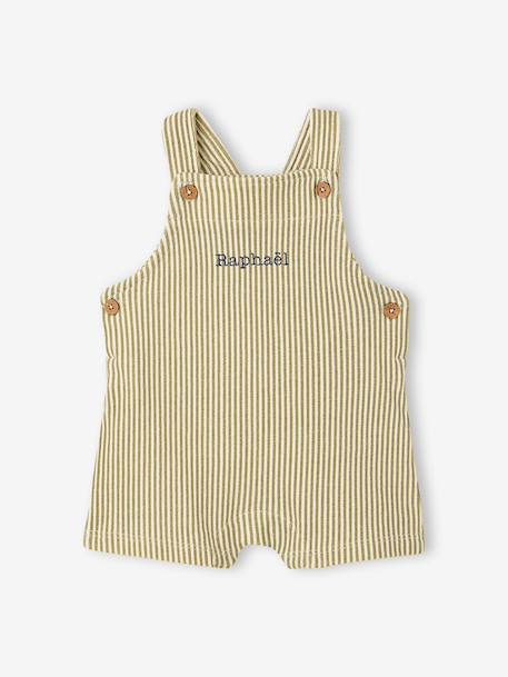 Dungarees & Bucket Hat Set for Boys cappuccino 