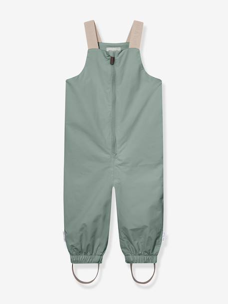 Waterproof dungarees for babies MATWALENTAYA MINI A TURE deep blue+sage green+tomato red 