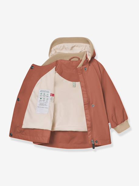 MATWAI Mid-Season Jacket for Baby Girls, MINI A TURE brown+dark brown+deep blue+dusky pink+lilac+pale blue+pastel yellow+rosy+sage green+sandy beige+yellow 