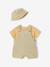 Dungarees & Bucket Hat Set for Boys cappuccino 