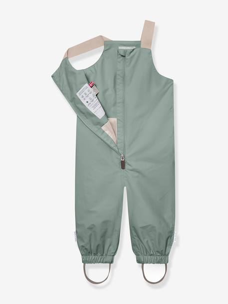 Waterproof dungarees for babies MATWALENTAYA MINI A TURE deep blue+sage green+tomato red 