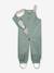 Waterproof dungarees for babies MATWALENTAYA MINI A TURE deep blue+sage green+tomato red 
