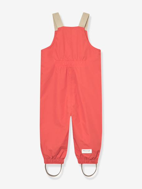 Waterproof dungarees for babies MATWALENTAYA MINI A TURE deep blue+sage green+tomato red 