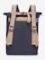 Children's backpack deep blue+sage green 