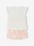 Winnie the Pooh floral set for baby girls pale pink 
