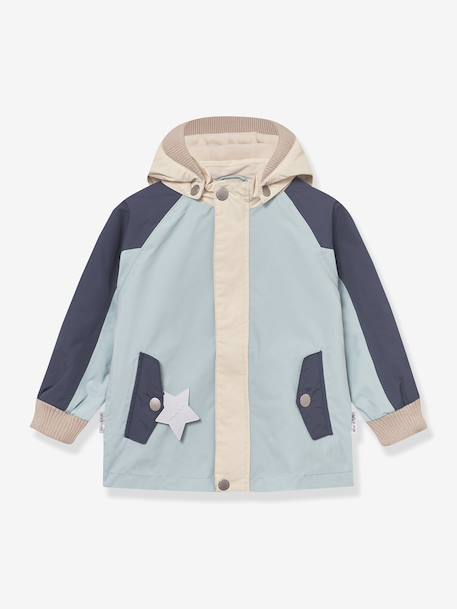Lined hooded jacket for babies MATWALLY MINI A TURE light blue 