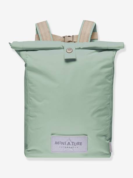 Children's backpack deep blue+sage green 