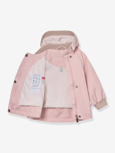 MATWAI Mid-Season Jacket for Baby Girls, MINI A TURE brown+dark brown+deep blue+dusky pink+lilac+pale blue+pastel yellow+rosy+sage green+sandy beige+yellow 
