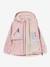 MATALGEA Mid-Season Waterproof Jacket with Fleece Lining, for Girls, MINI A TURE dusky pink+rosy+sage green 