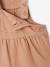 Twill Dungarees for Baby Girls pecan nut 