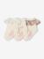 Pack of 3 pairs of baby girls' socks ecru 