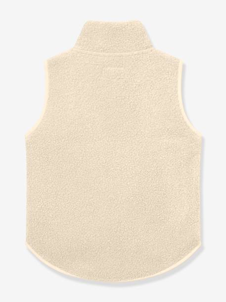 Teddy fleece cardigan for children MATBATTAL MINI A TURE cinnamon+ecru+plum 