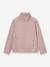 Children's fleece jacket with zip fastening MATBERKAN MINI A TURE mint green+old rose 