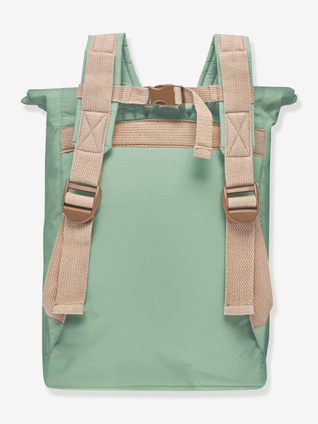 Children's backpack deep blue+sage green 