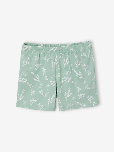 Girls' Bambi DISNEY ANIMALS pyjama short set grey blue 