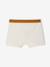Pack of 5 boys' bike boxers ecru 