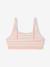Pack of 2 organic cotton girls bras rose 
