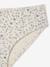 Pack of 5 girls' ribbed briefs ecru 