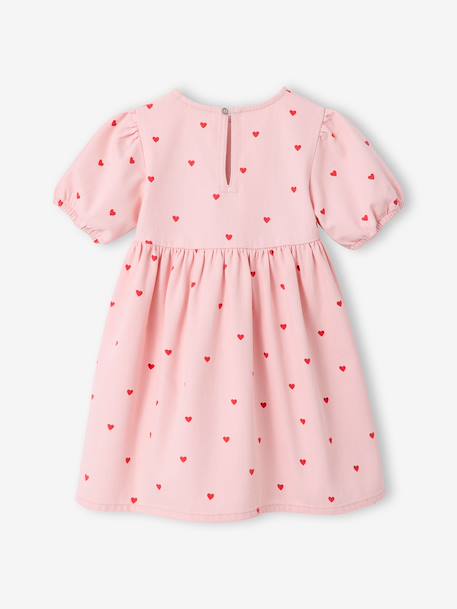Dress in Lightweight Denim, for Girls brut denim+rose+stone+vanilla 