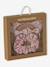 Set of Accessories In Floral Print Cotton for Girls pale pink 