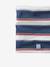 Striped cotton snood ecru 