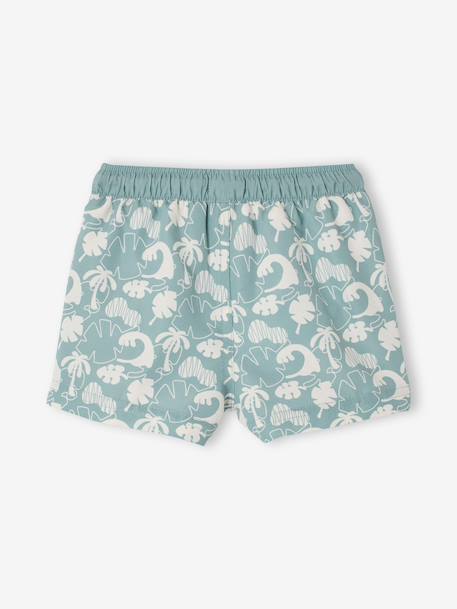 Printed Swim Shorts for Baby Boys grey blue+sage green 