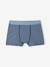 Pack of 5 shark print boxers for boys grey blue 