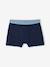 Pack of 5 shark print boxers for boys grey blue 