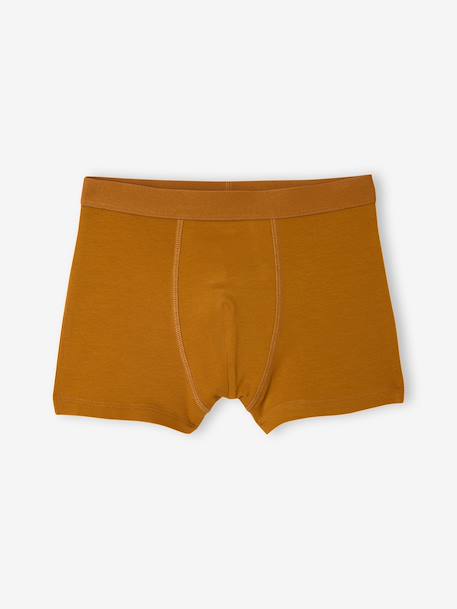Pack of 5 boys' bike boxers ecru 