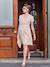 Organic Cotton Gauze Dress for Maternity, by ENVIE DE FRAISE clay beige+sage green 