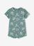 Baby jersey playsuit ecru+peacock blue 