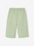 Wide cotton trousers pistachio 