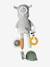 TANZANIE hanging activity soft toy grey 