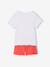 Pack of 2 girls' long-sleeved pyjamas ecru 