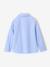 Long-Sleeved Cotton Shirt striped blue 