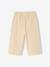 Crinkled Knit Trousers for Baby Girls ecru 