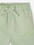 Wide cotton trousers pistachio 