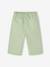 Wide cotton trousers pistachio 