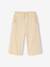Crinkled Knit Trousers for Baby Girls ecru 