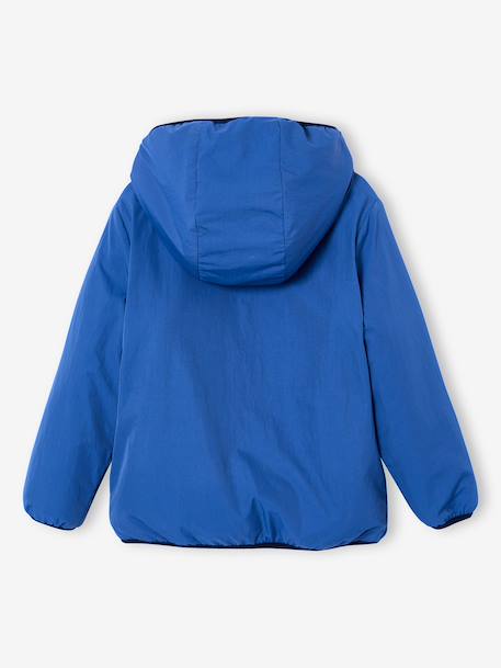 Reversible sherpa jacket royal blue 