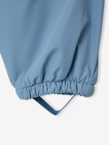Hooded rain jumpsuit denim blue 