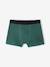 Pack of 5 jungle print boxers for boys English green 