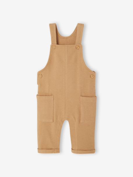 Fleece Dungarees for Babies taupe 