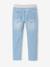 Straight Cut Denim-Effect Fleece Trousers, for Boys BLACK DARK SOLID+bleached denim+BLUE MEDIUM TWO COLOR/MULTICOL+BLUE MEDIUM WASCHED+double stone+Grey Denim 