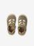 Leather Sandals with Hook-&-Loop Fastening for Babies, Designed for First Steps khaki+navy blue 