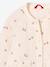Girls' quilted bomber jacket in cotton gauze rosy+vanilla 