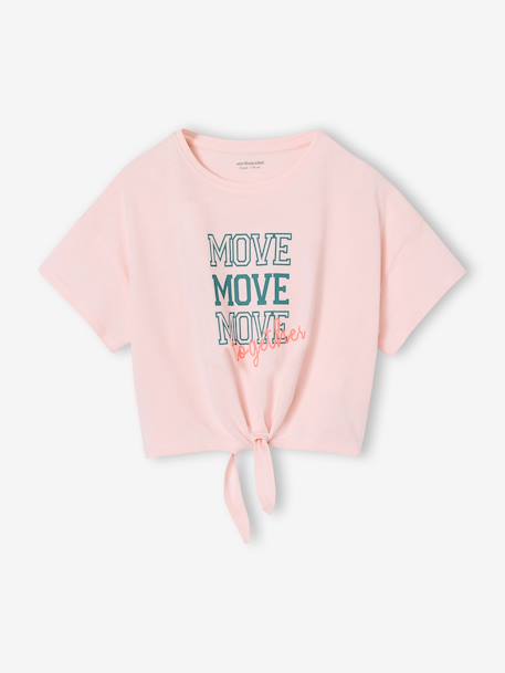 Short-Sleeved Sports T-Shirt pale pink 