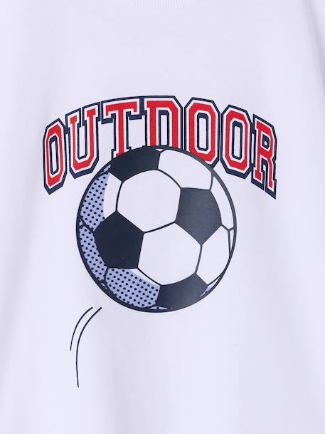 Short-sleeved sports t-shirt white 