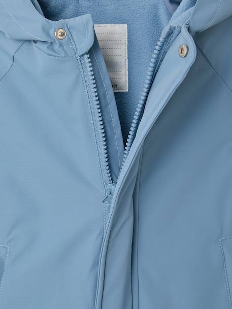 Hooded rain jumpsuit denim blue 