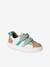 Leather Trainers with Hook-and-Loop Fasteners for Boys, Designed for Autonomy denim blue+navy blue+set blue+set green 